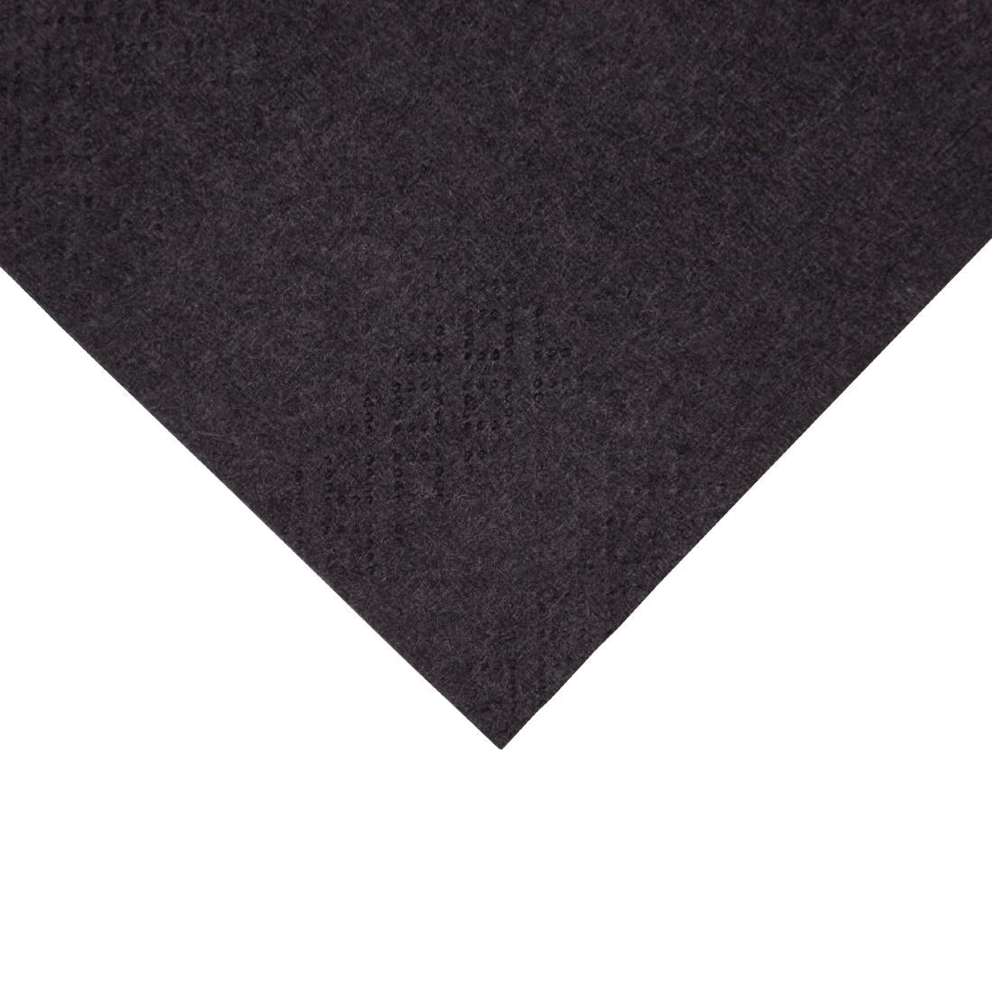 Fiesta Recyclable Lunch Napkin Black 33x33cm 2ply 1/8 Fold (Pack of 2000) - FE233