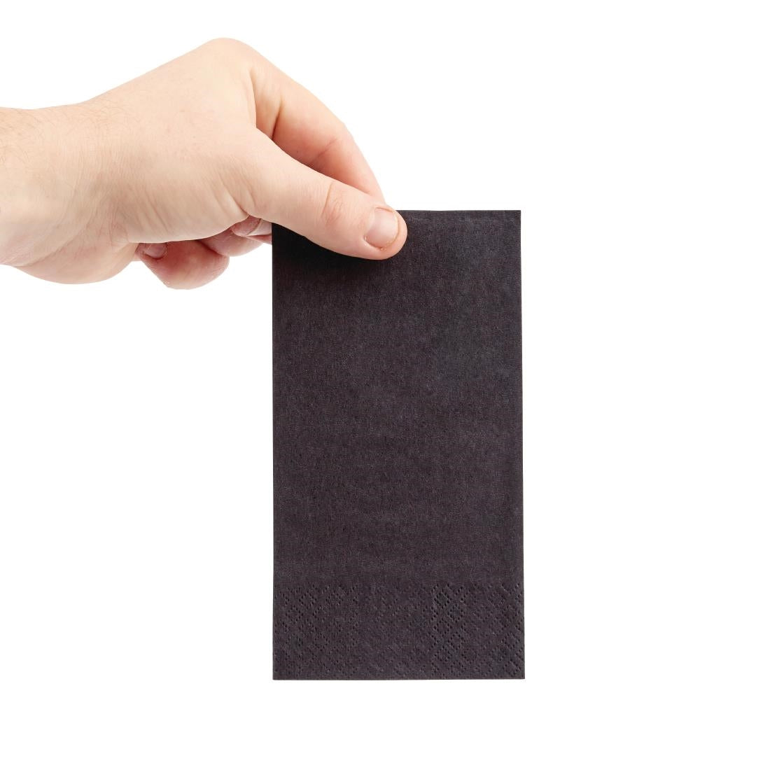Fiesta Recyclable Lunch Napkin Black 33x33cm 2ply 1/8 Fold (Pack of 2000) - FE233