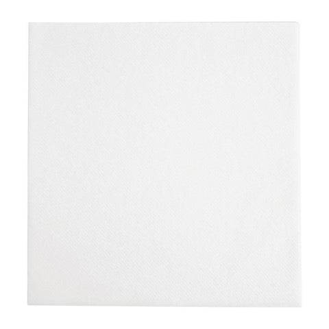 Fiesta Recyclable Premium Tablin Dinner Napkin White 400x400mm Airlaid 1/4 Fold (Pack of 500) - FE264