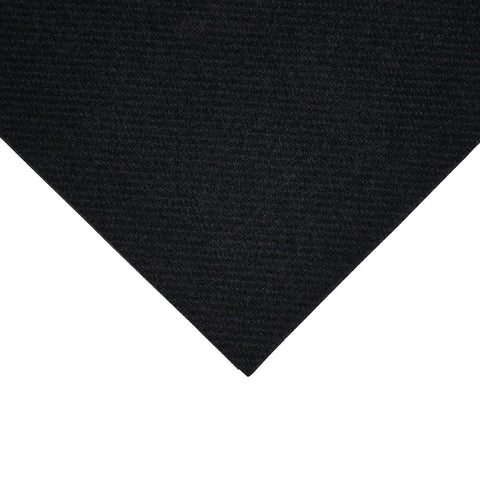 Fiesta Recyclable Premium Tablin Dinner Napkin Black 400x400mm Airlaid 1/8 Fold (Pack of 500) - FE276