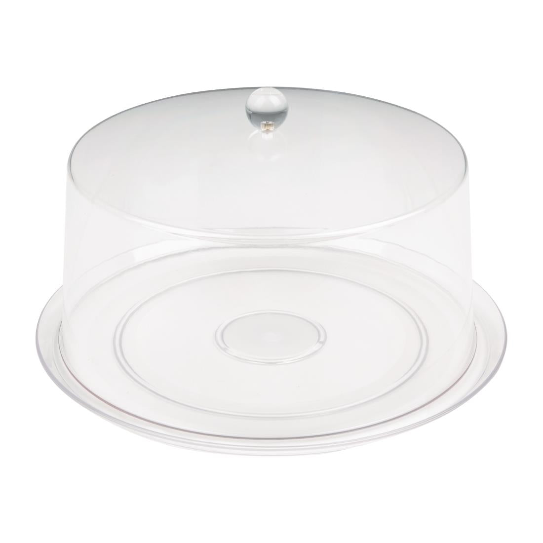 Olympia Kristallon Polycarbonate Display Cover Clear 308(Ø) x 190(H)mm - FE473