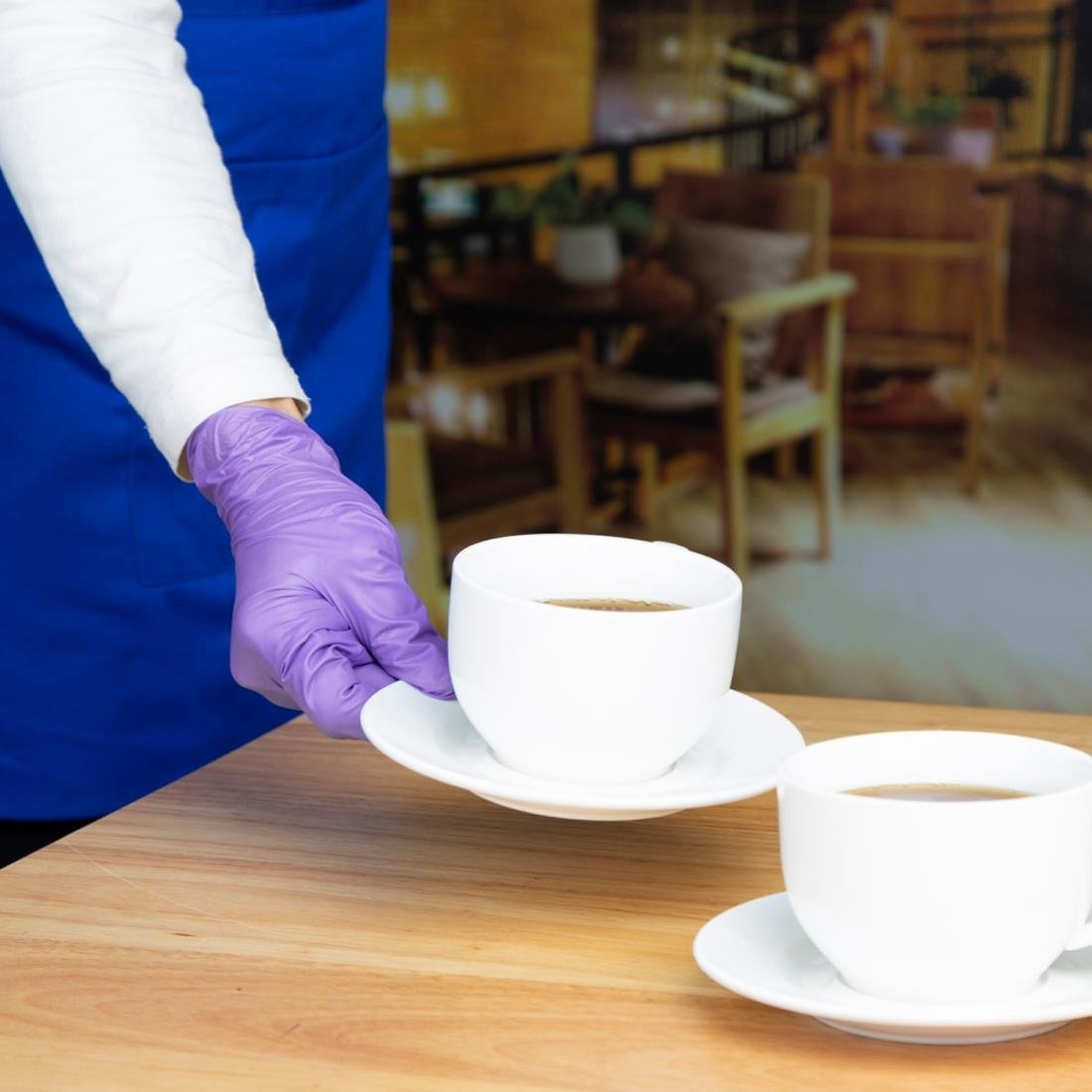 Hygiplas Vinyl Purple Powder Free Glove XL - pack 100 - FJ749-XL