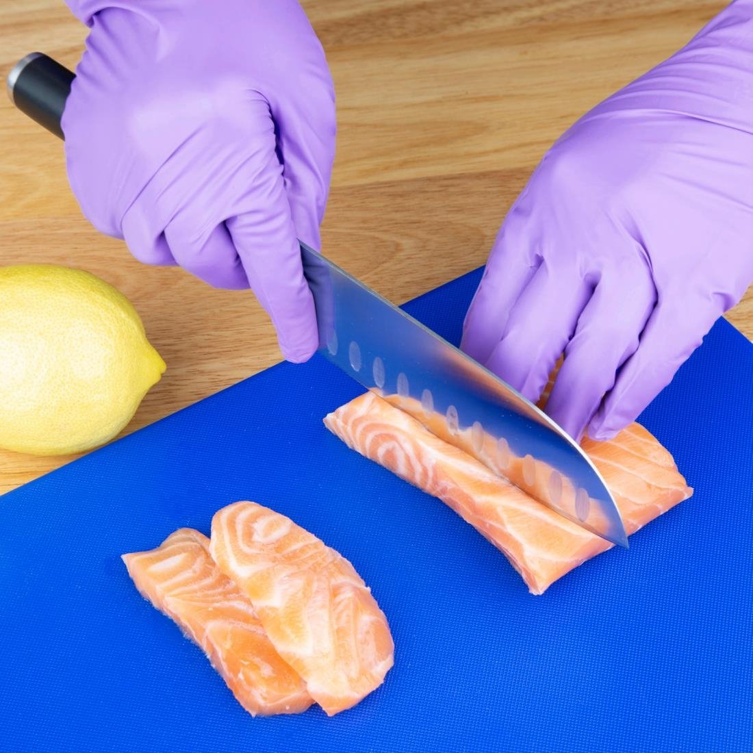 Hygiplas Vinyl Purple Powder Free Glove XL - pack 100 - FJ749-XL