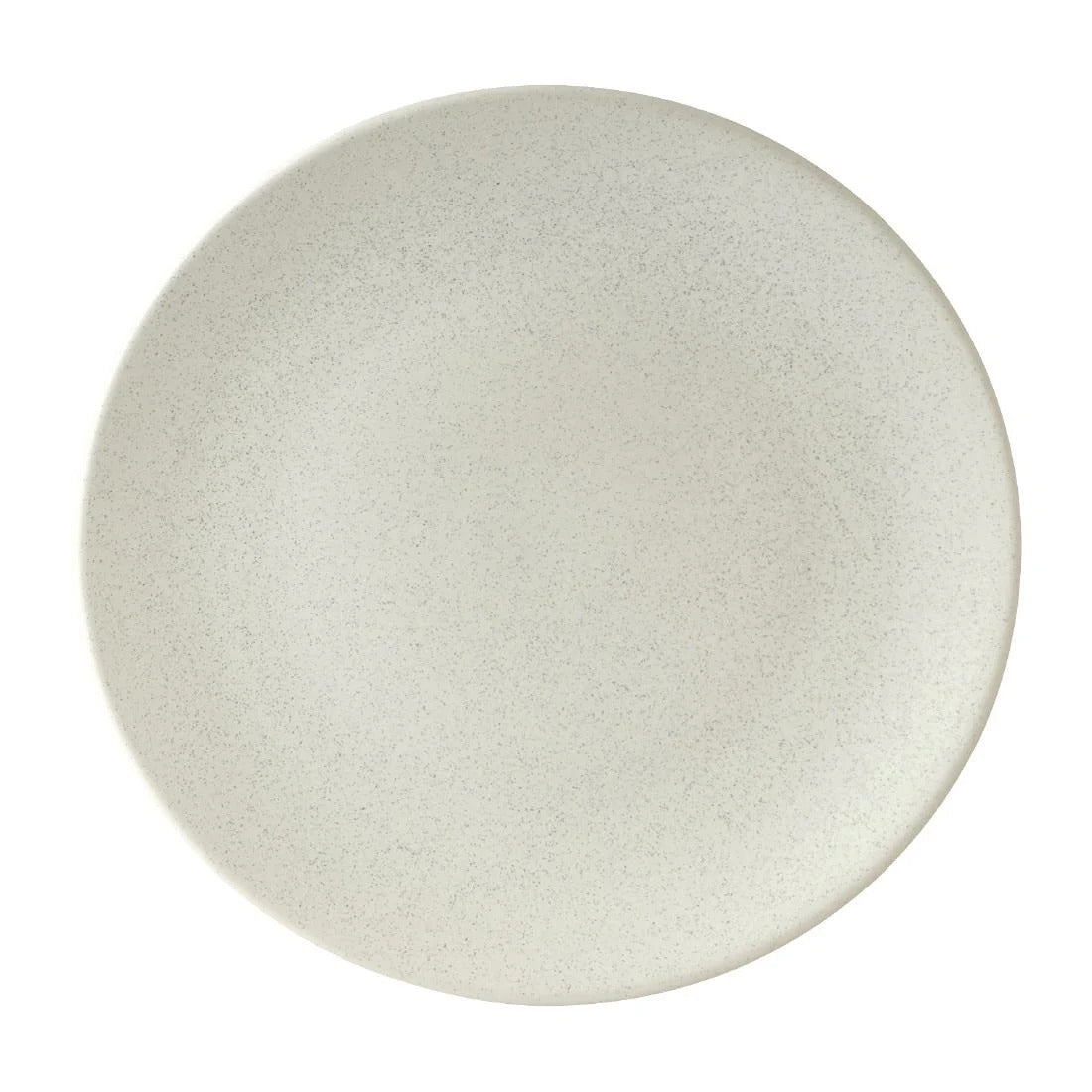 Zuma Matt White Round Coupe Plates 230mm (Pack of 6)