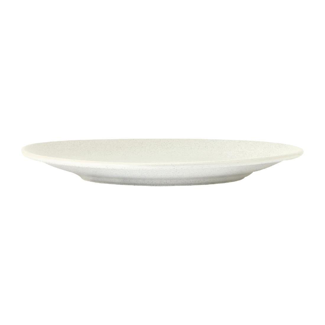 Zuma Matt White Round Coupe Plates 230mm (Pack of 6)