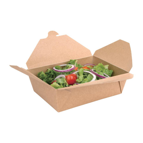 Fiesta Cardboard Takeaway Food Containers 197mm (Pack of 200) - FN896