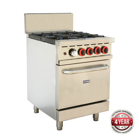 GasMax Gasmax 4 Burner With Oven Flame Failure GBS4TLPG