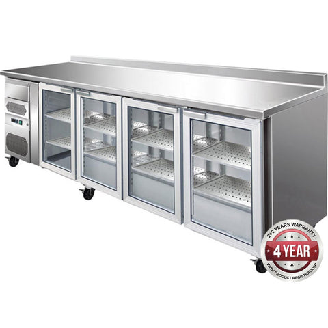 Thermaster Tropicalised Four Door Bar Fridge CM25G