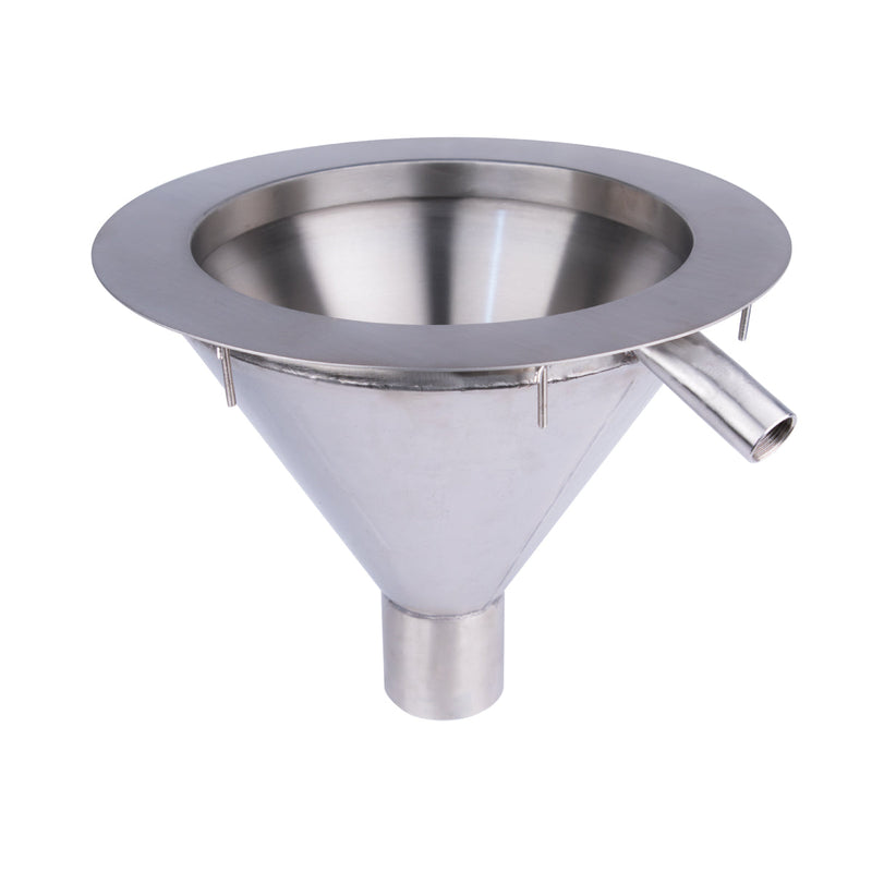 3Monkeez Conical Flushing Rim Sink - 450 - 316-Grade Stainless Steel