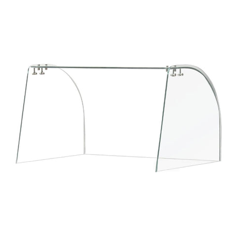 Curved Glass Sneeze Guard Assembly - FT280