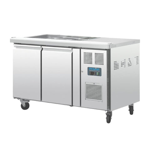 Polar 2 Door Saladette Counter