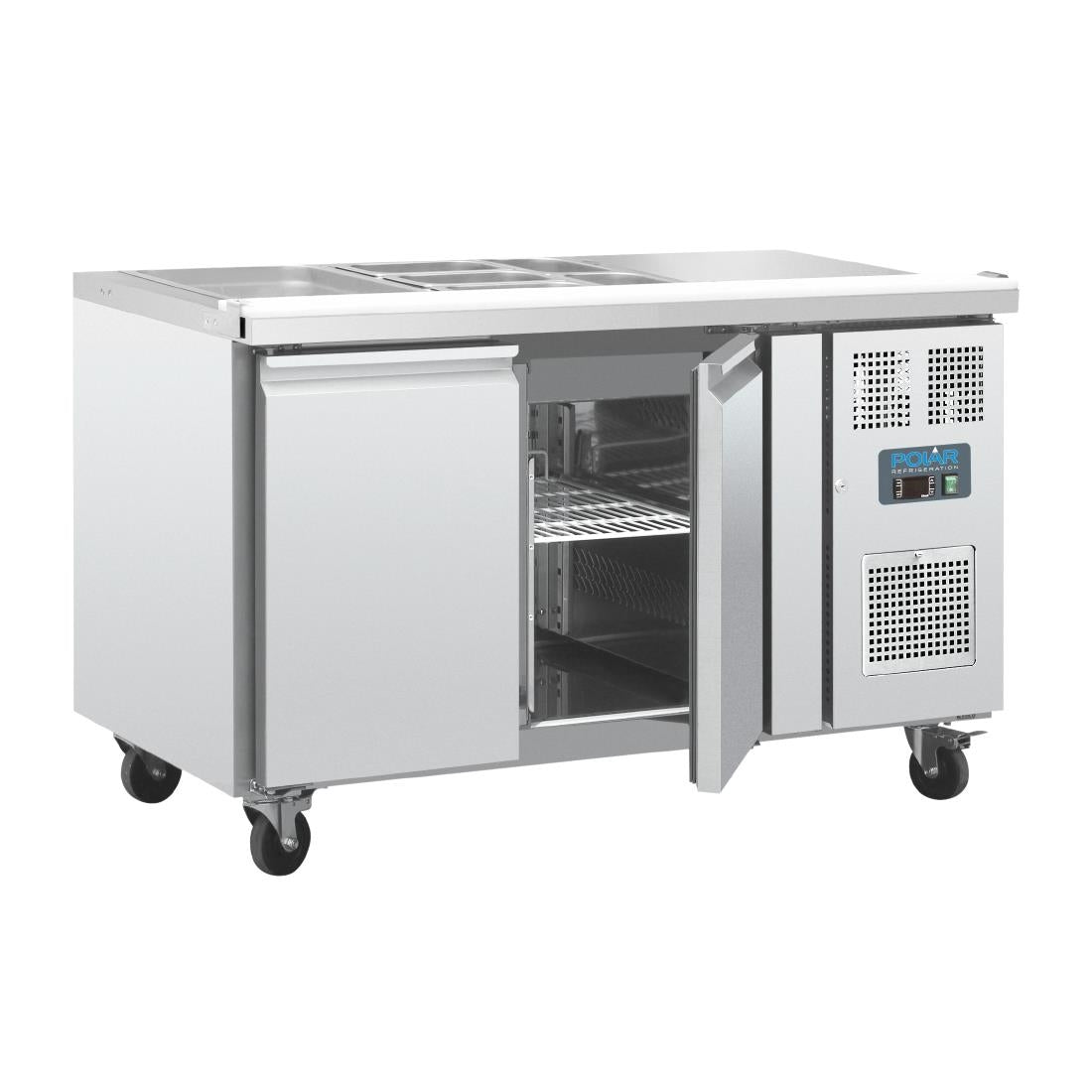 Polar 2 Door Saladette Counter