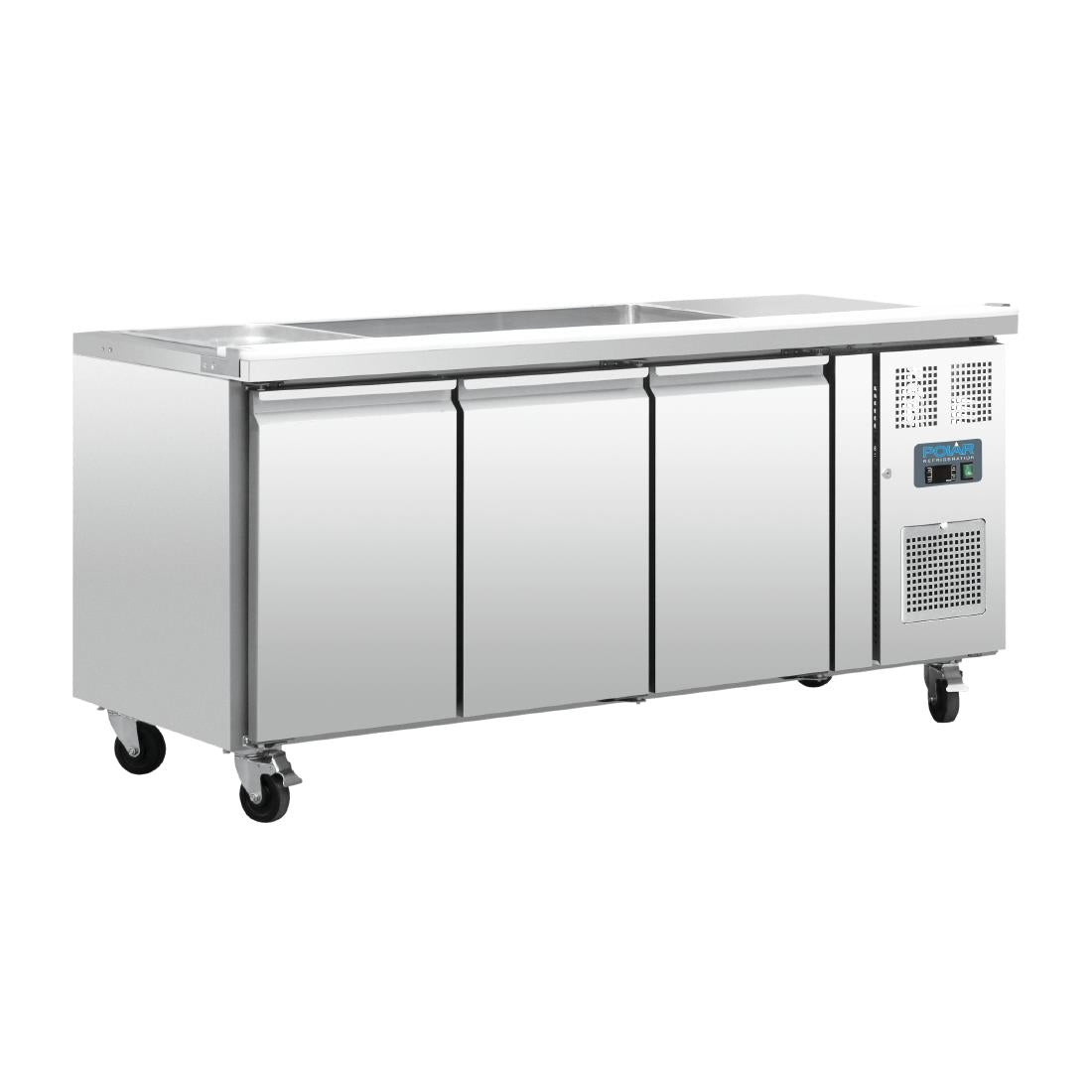 Polar 3 Door Saladette Counter