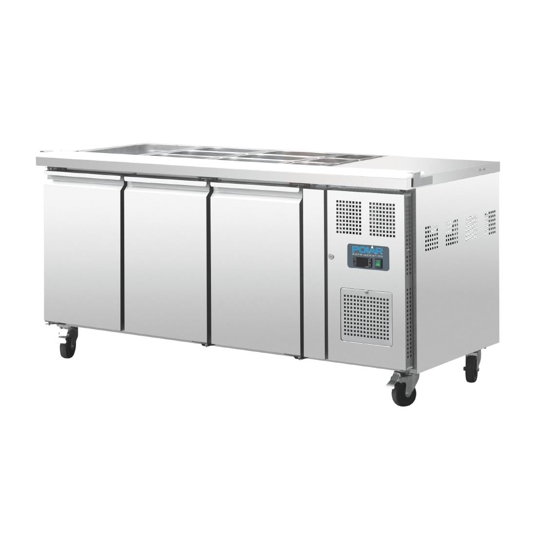 Polar 3 Door Saladette Counter