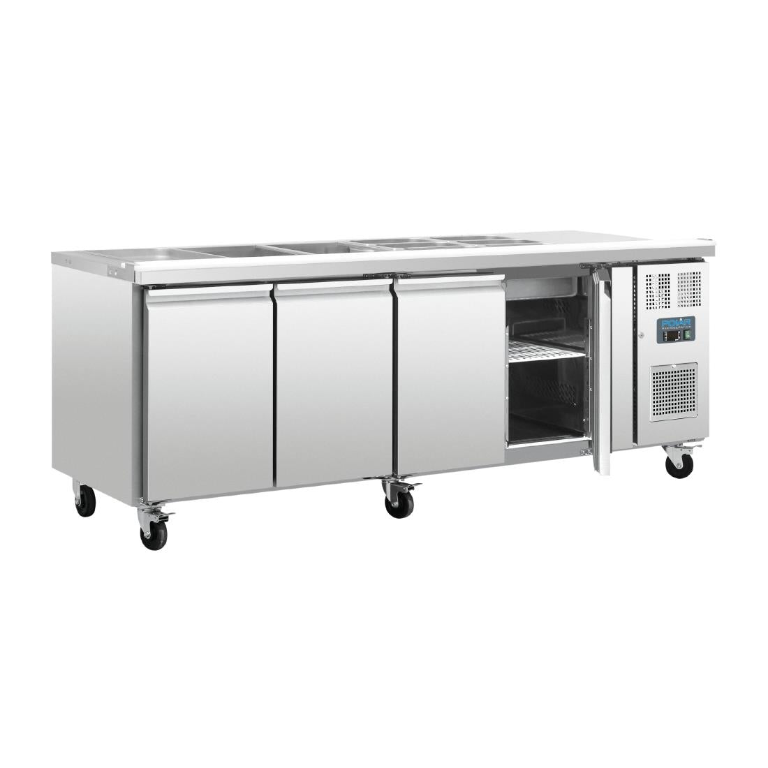 Polar 4 Door Saladette Counter