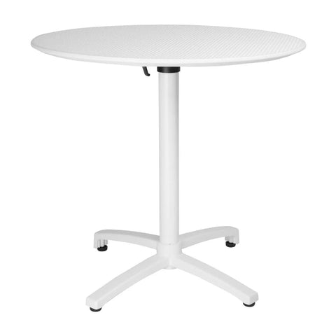 Bolero Folding PP Table 800mm - White