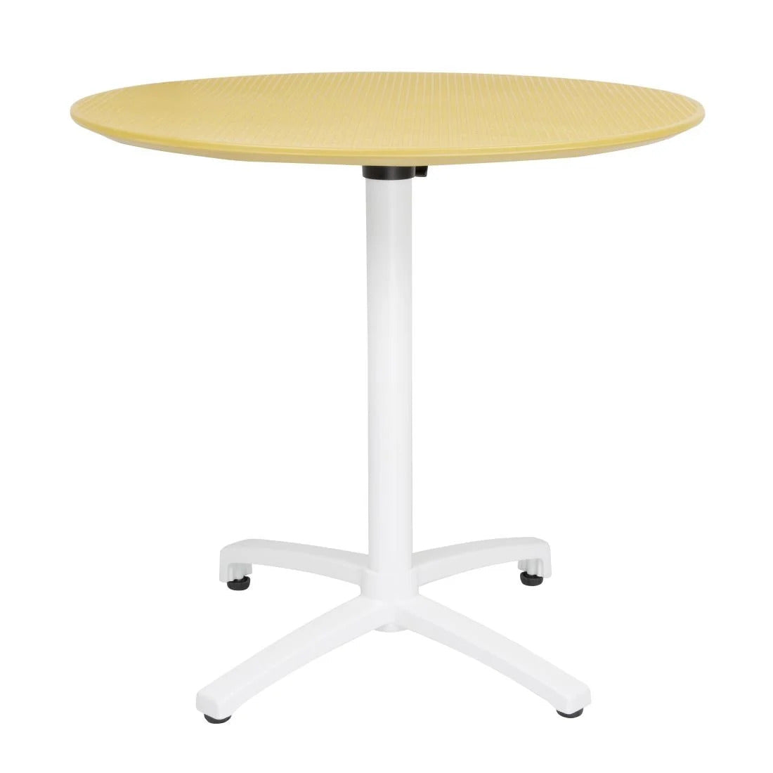 Bolero Folding PP Table 800mm - Mustard Yellow