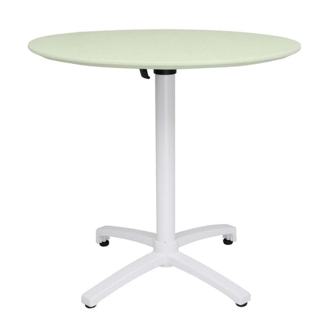 Bolero Folding PP Table 800mm - Mint Green