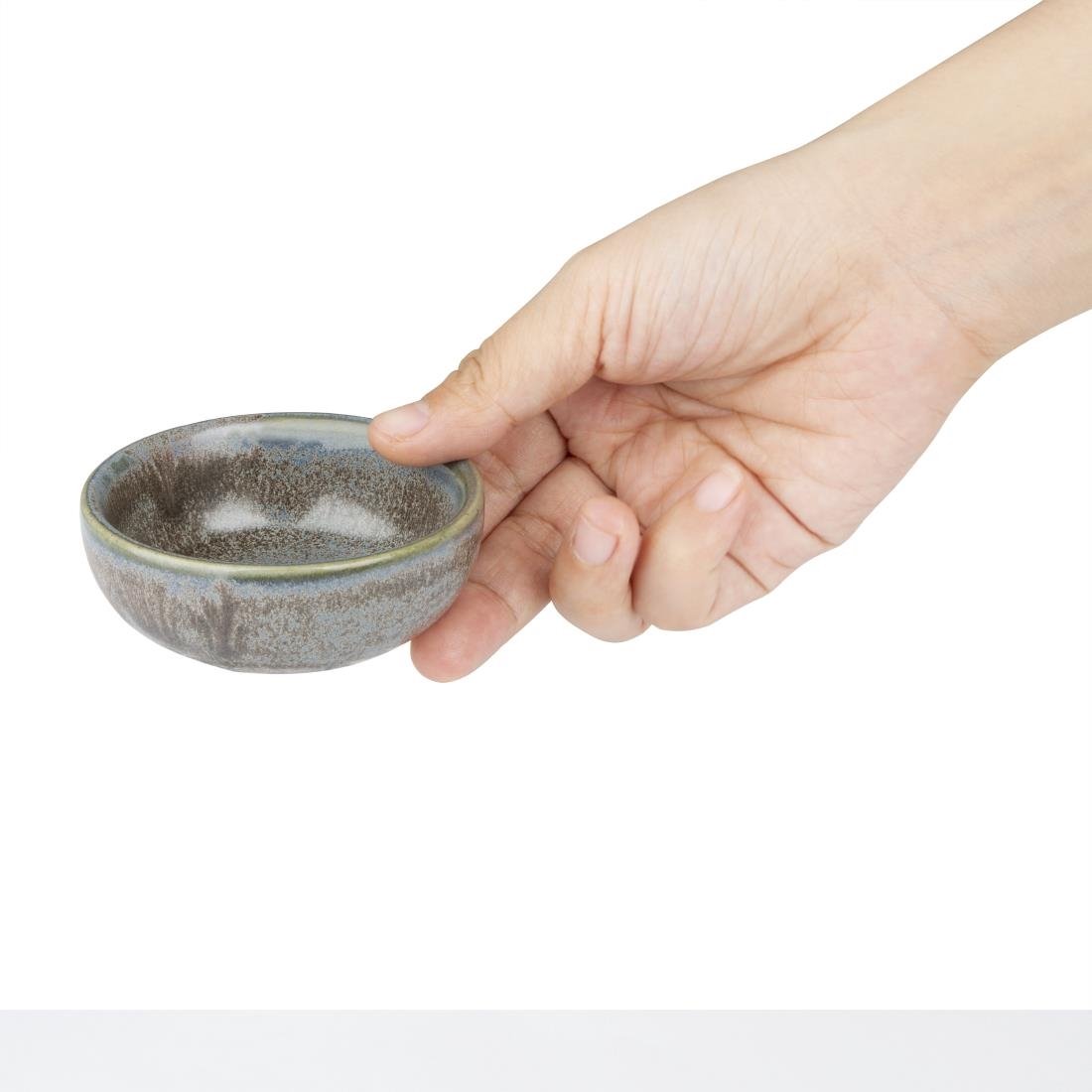 Olympia Ember Blue Dipping Dishes 78mm (8 Pack) - FU178