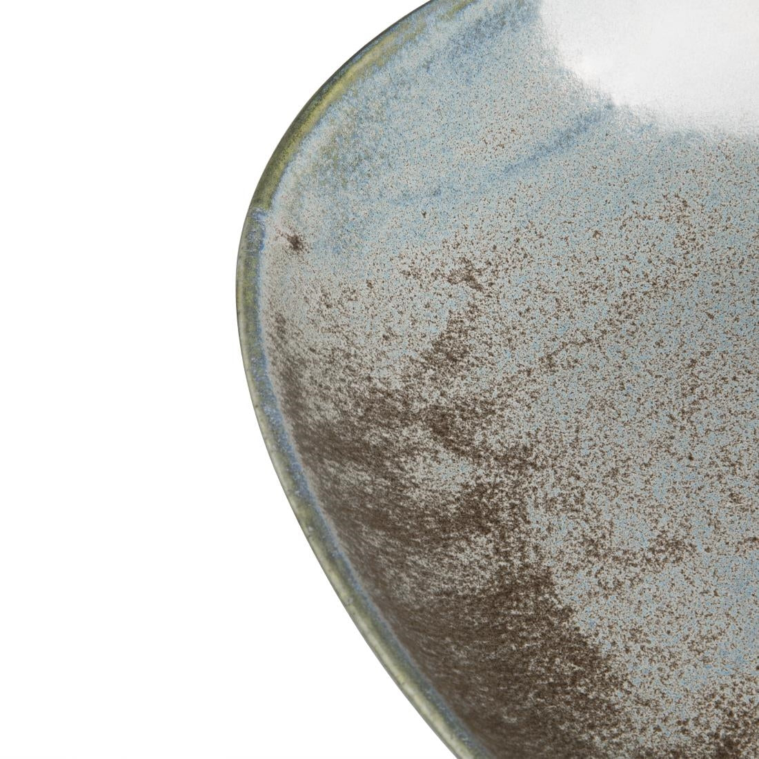 Olympia Ember Blue Triangle Bowls 245mm (4 Pack) - FU181