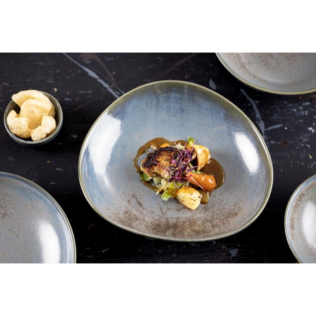 Olympia Ember Blue Coupe Bowls 200mm (4 Pack) - FU175