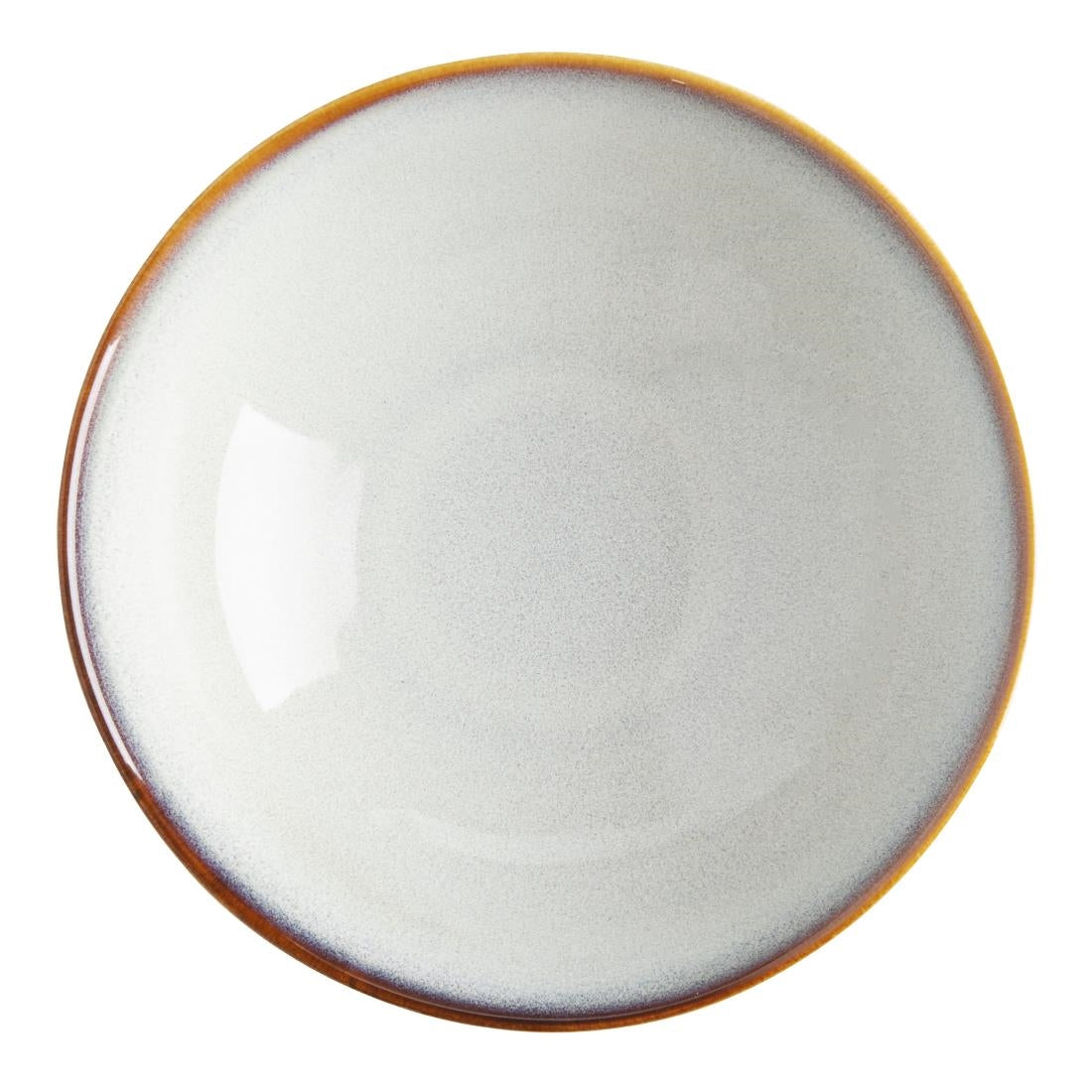 Olympia Drift Grey Plain Coupe Bowls 205mm (4 Pack) - FU191