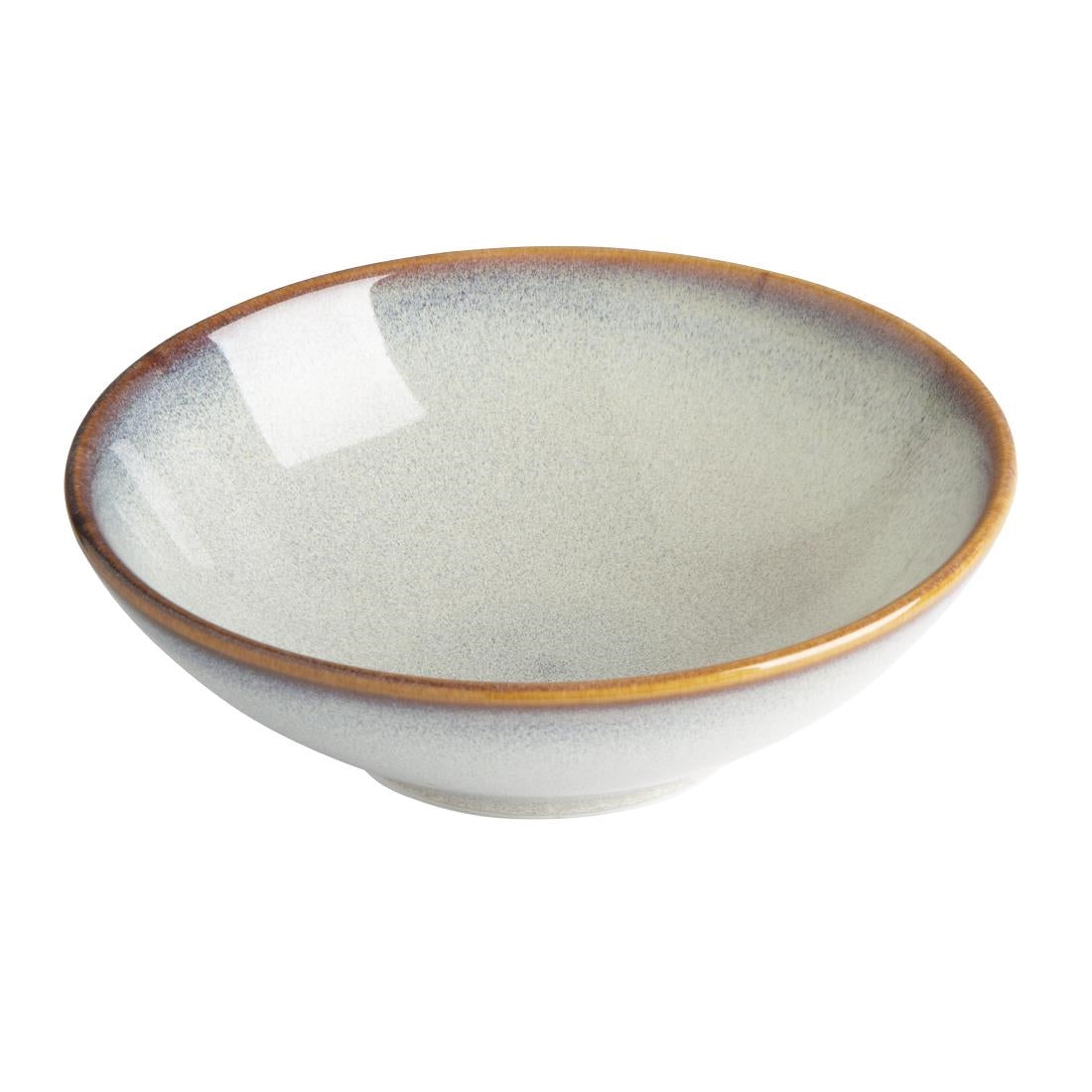 Olympia Drift Grey Plain Coupe Bowls 155mm (6 Pack) - FU192