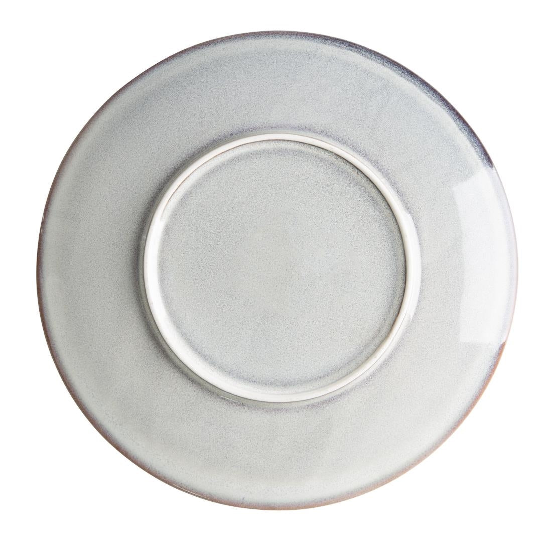 Olympia Drift Grey Embossed Coupe Plates 280mm (4 Pack) - FU194