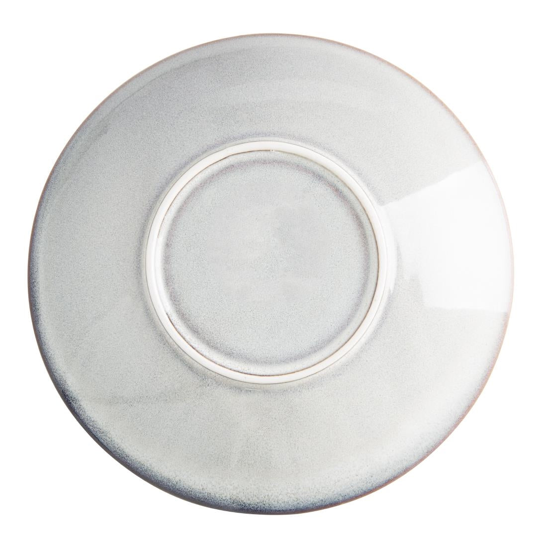 Olympia Drift Grey Embossed Coupe Low Bowls 260mm (4 Pack) - FU197