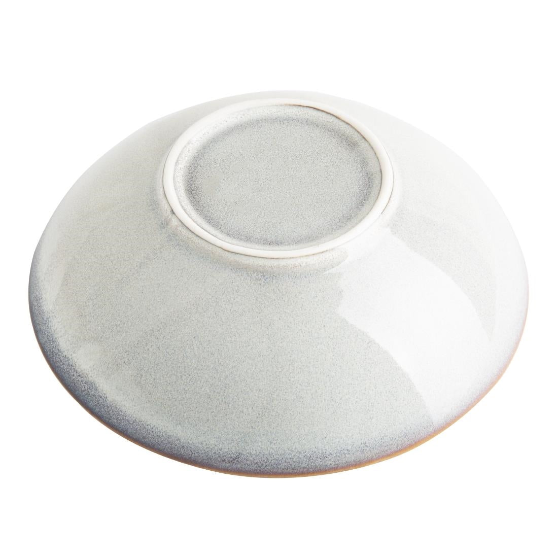 Olympia Drift Grey Embossed Coupe Bowls 205mm (4 Pack) - FU198