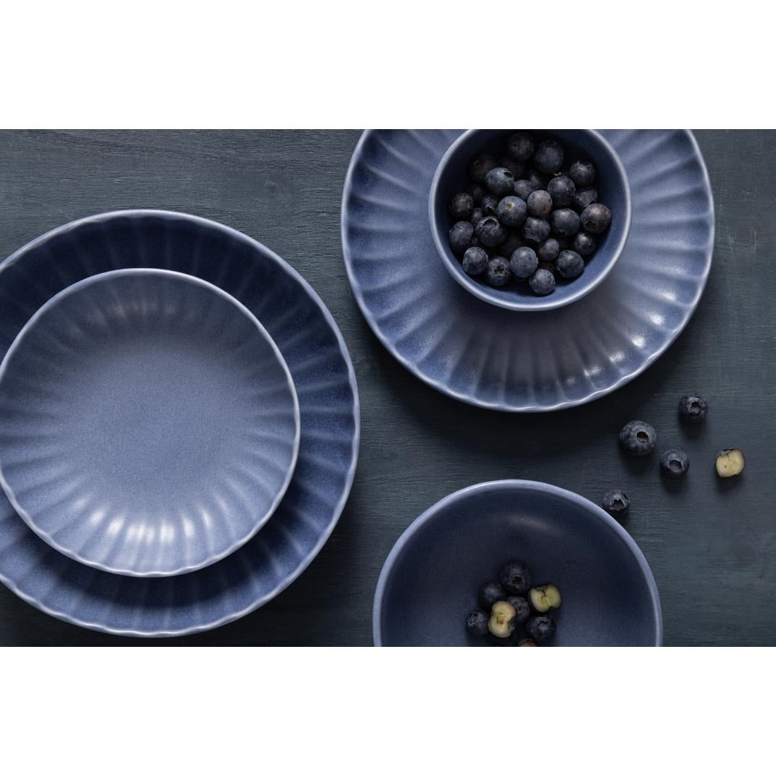 Olympia Corallite Deep Bowls Blue - 150mm (6 pack) - FU202