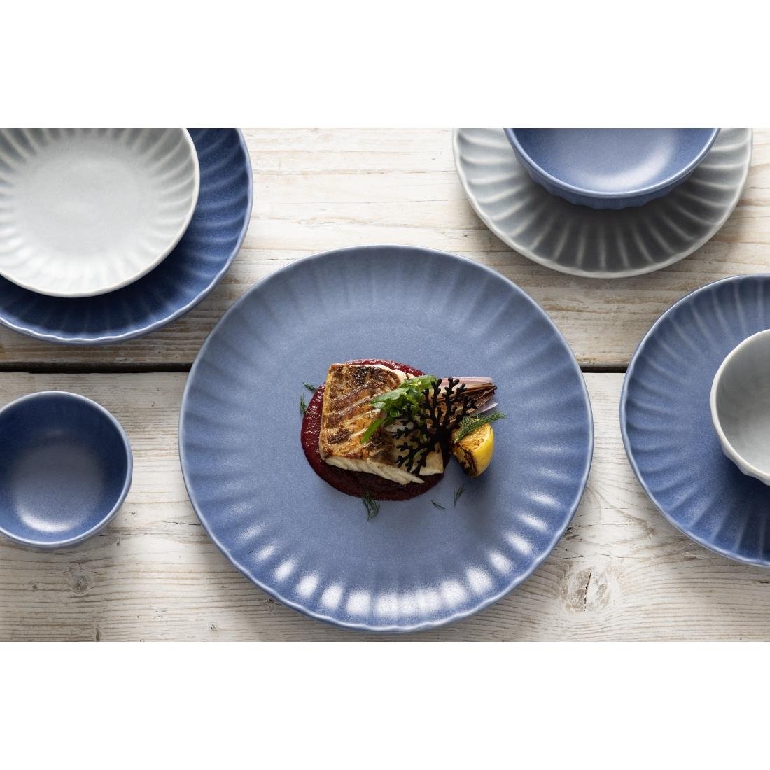 Olympia Corallite Plates Blue - 205mm (6 pack) - FU201