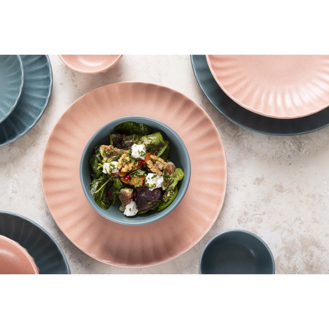 Olympia Corallite Plates Peach - 280mm (6 pack) - FU212
