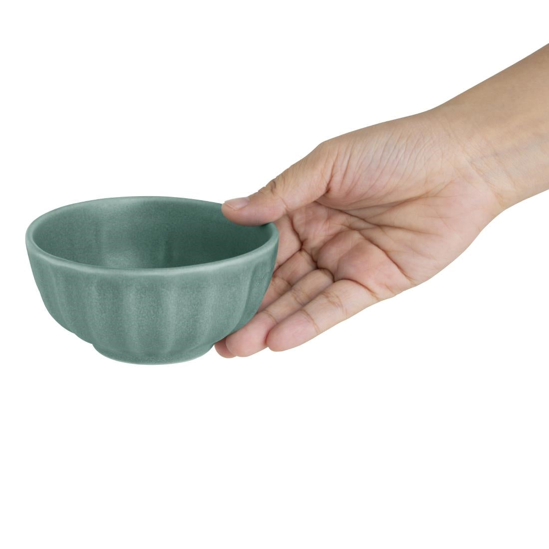 Olympia Corallite Deep Bowls Green - 105mm (12 Pack) - FU210