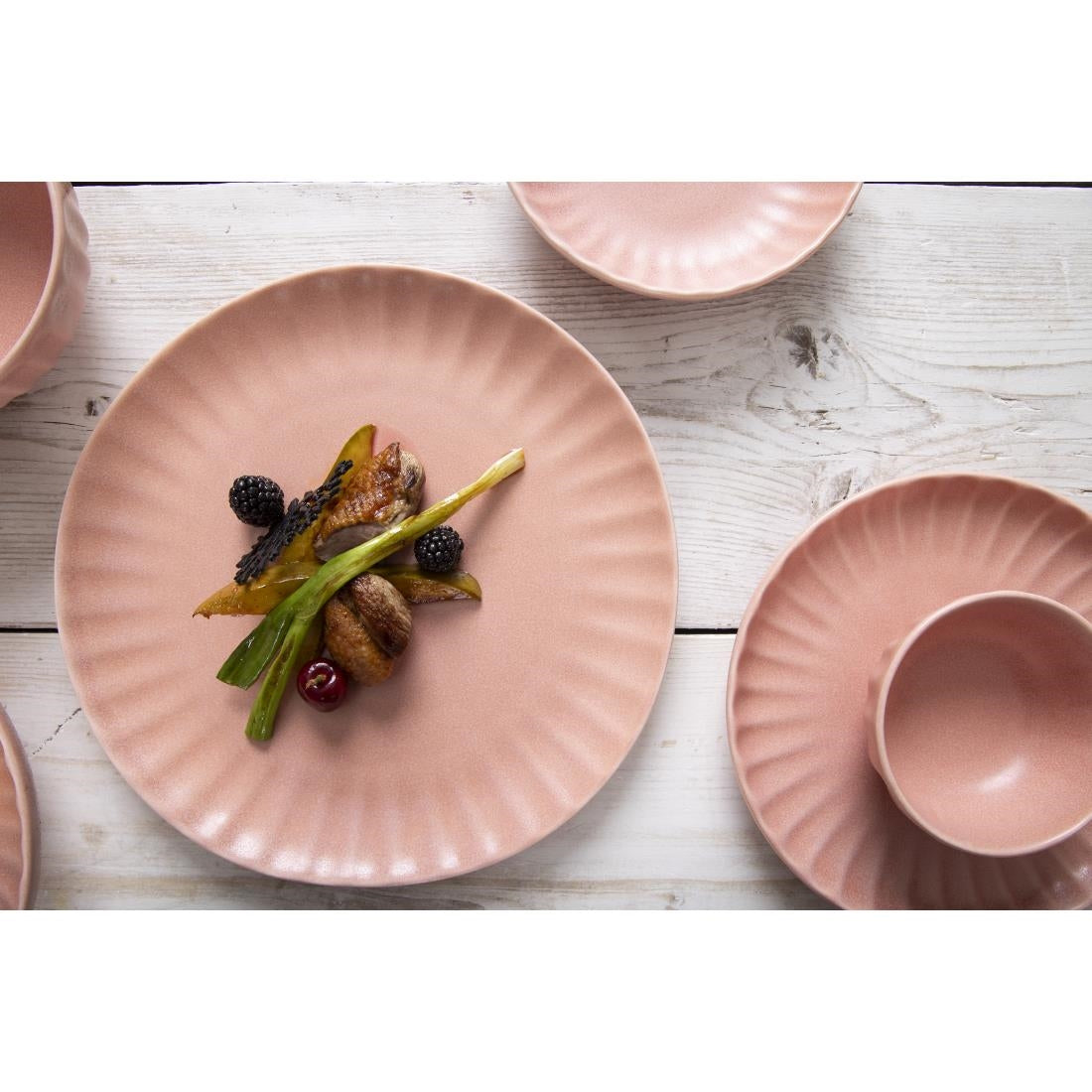Olympia Corallite Plates Peach - 280mm (6 pack) - FU212