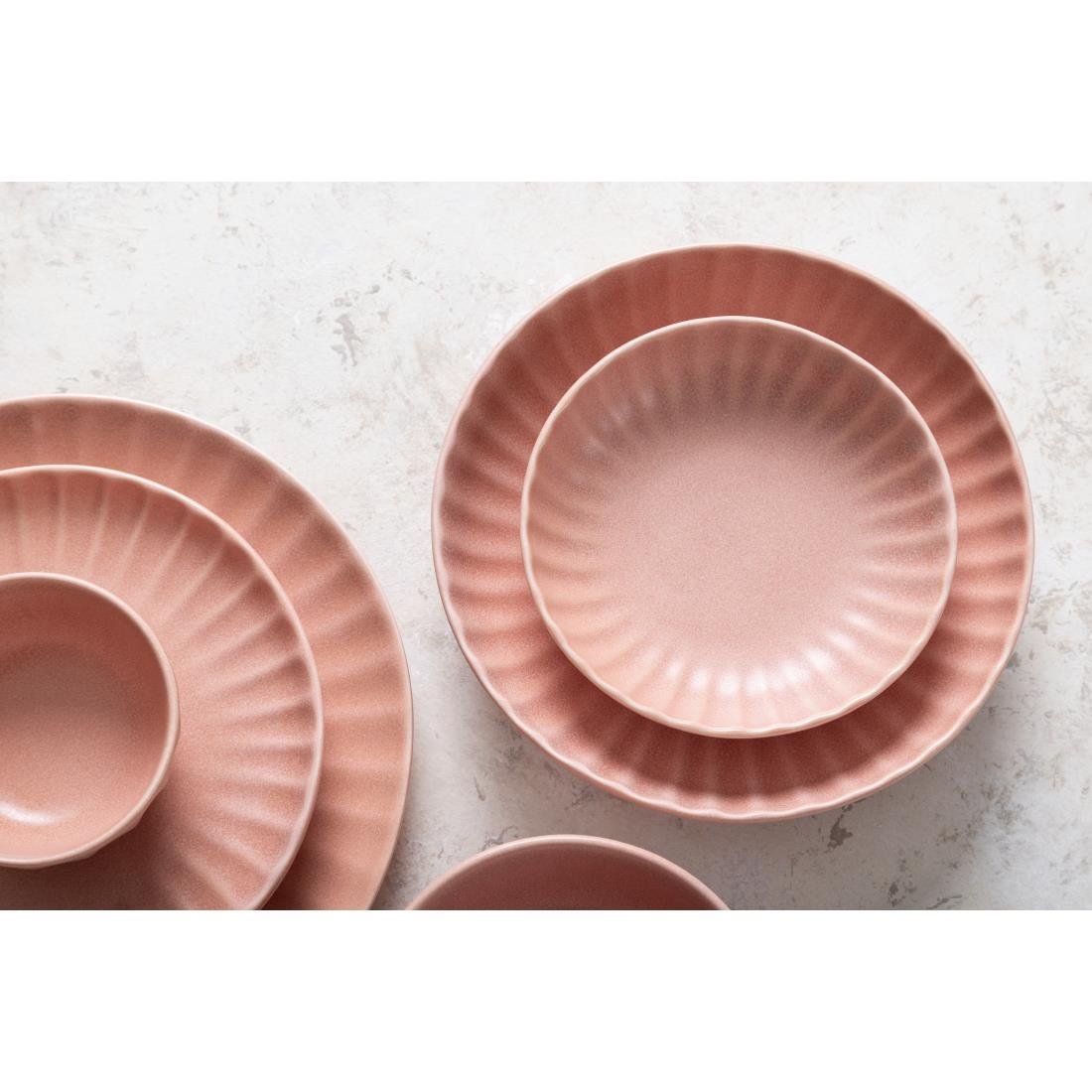 Olympia Corallite Coupe Bowls Peach - 220mm (6 Pack) - FU215