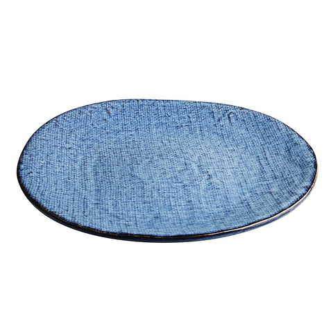 Olympia Denim Blue Coupe Plates 285mm (4 Pack) - FU222