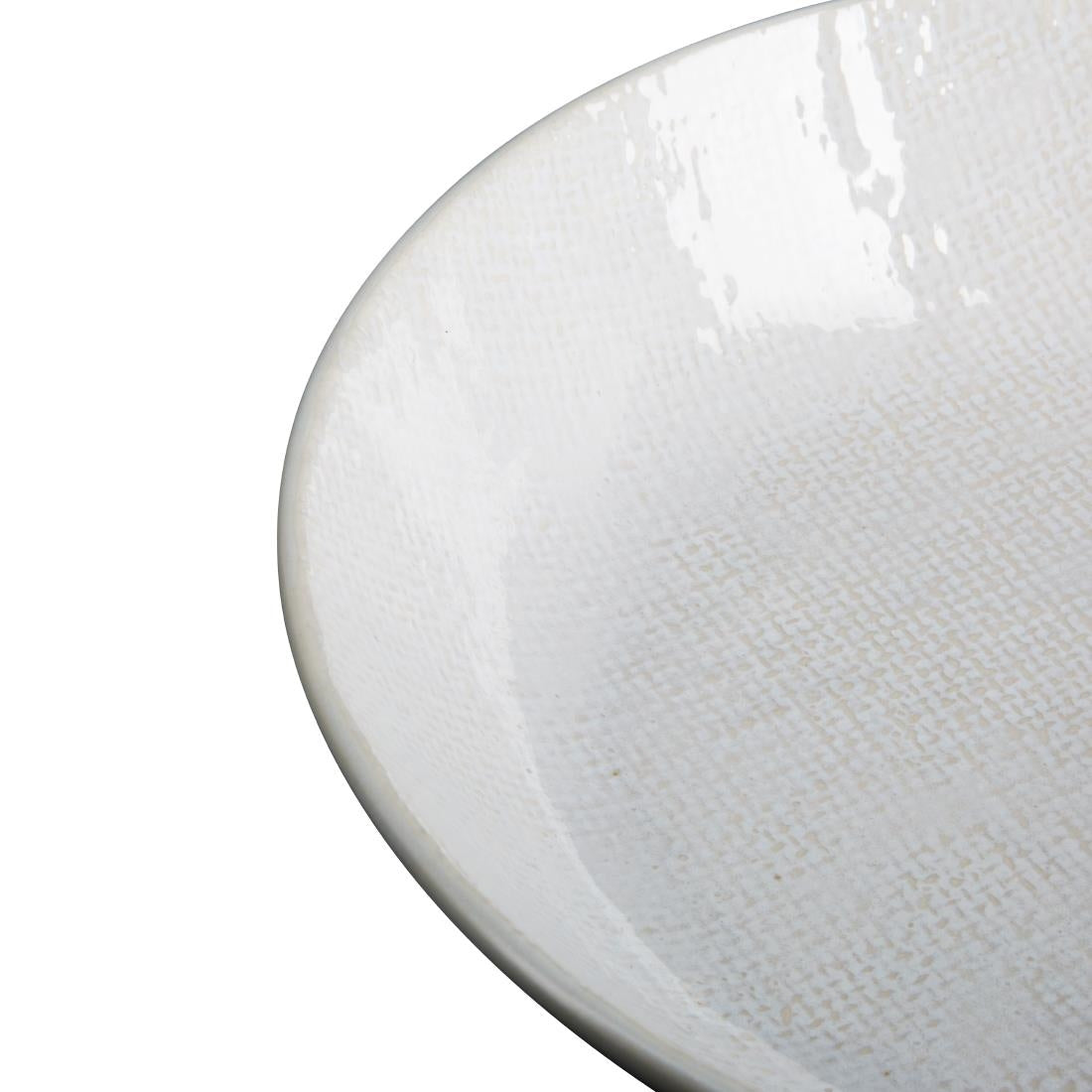 Olympia Denim White Coupe Bowls 220mm (6 Pack) - FU228