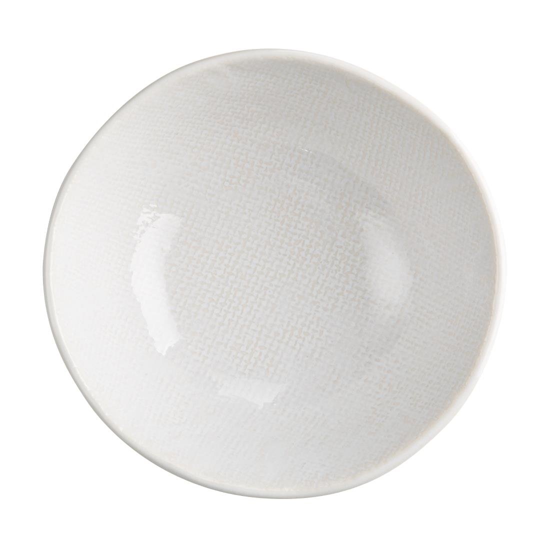 Olympia Denim White Coupe Bowls 160mm (6 Pack) - FU229