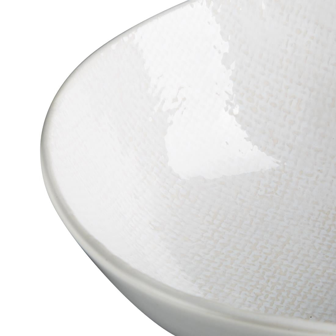 Olympia Denim White Coupe Bowls 160mm (6 Pack) - FU229