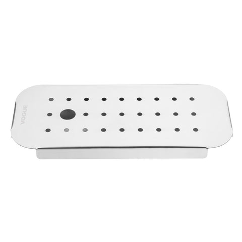 Vogue St/St GN Drainer Tray for GN 1/3 - FU268