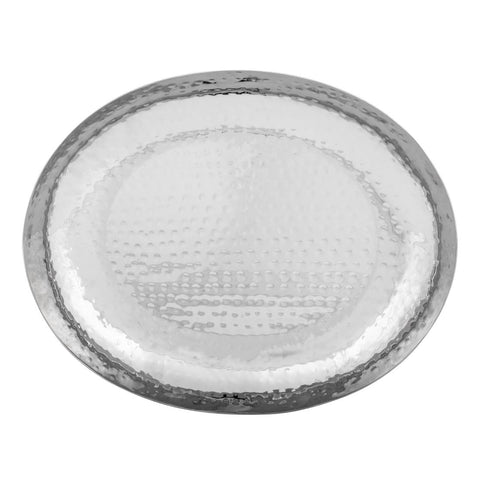 Olympia Hammered Stainless Steel Oval Dish 280x230mm - FU283