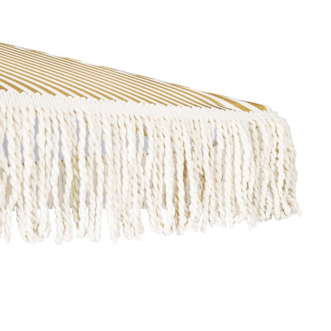 Bolero Sicily Round Striped Umbrella 2.5m Diameter - FU508