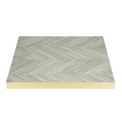 Bolero Pre-Drilled Table Top Chevron Design 700mm - FU512