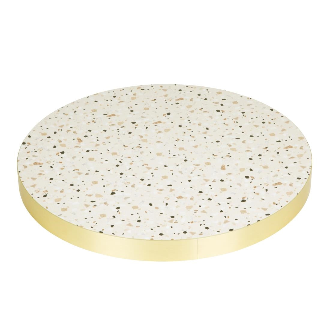 Bolero Terrazzo Style Round Table Top 600mm - FU518
