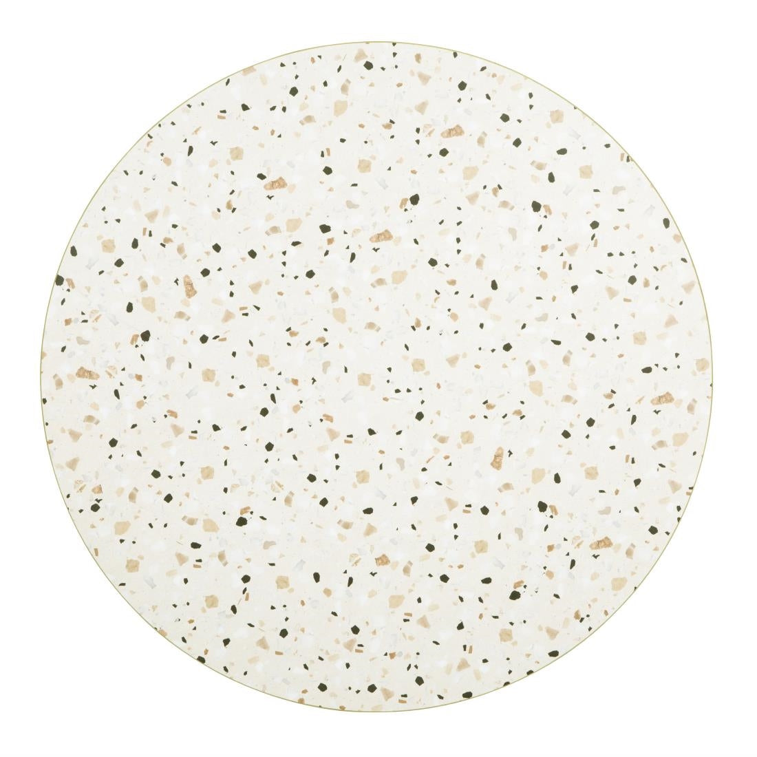 Bolero Terrazzo Style Round Table Top 600mm - FU518
