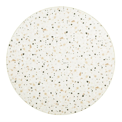 Bolero Terrazzo Style Round Table Top 600mm - FU518