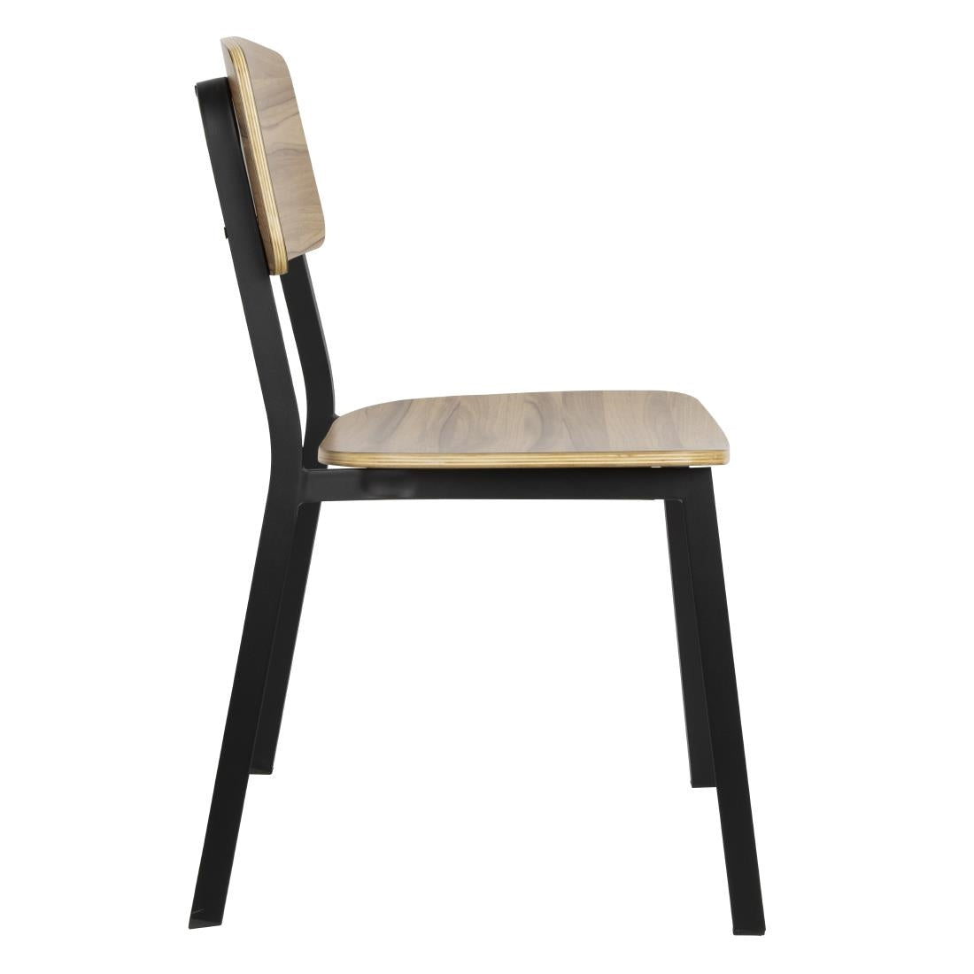 Bolero Beaufort Wooden Interior Dining Chairs (2 Pack) - FU524