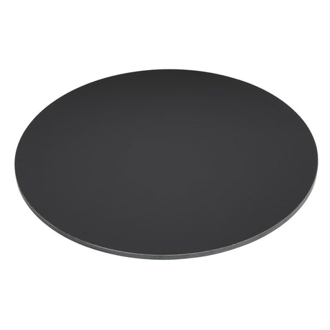 Bolero Matte Black Round Outdoor Table Top 600mm - FU531