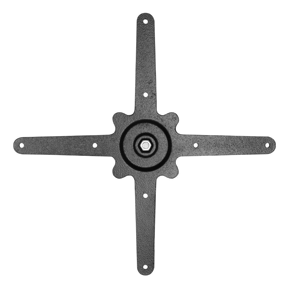 Bolero Black Cast Iron Table Base 720x420mm - FU546